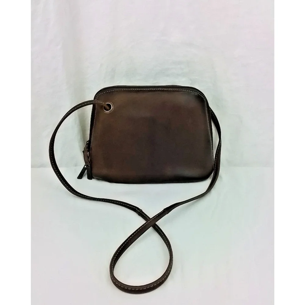 STS Ranchwear Brown Leather Crossbody Shoulder Bag